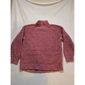 Style Co Multicolor Speckled Knit Mock Neck Sweater Plus Size 2X